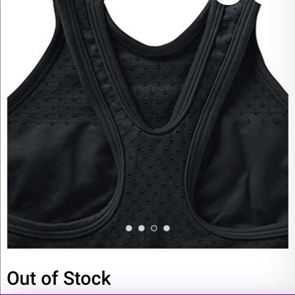 Nike Womens Dri-FIT Knit Training Bralette (XS, Black) - Picture 3 of 10
